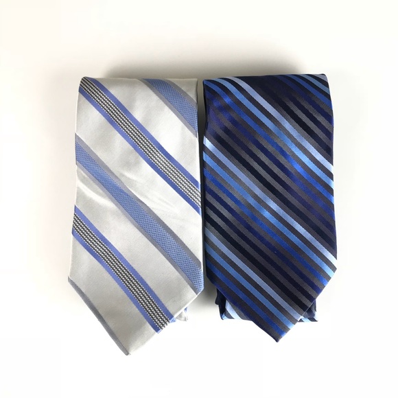 Pronto-Uomo Silk Ties Set Of 2 - Picture 1 of 4